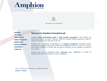Tablet Screenshot of amphionplc.com